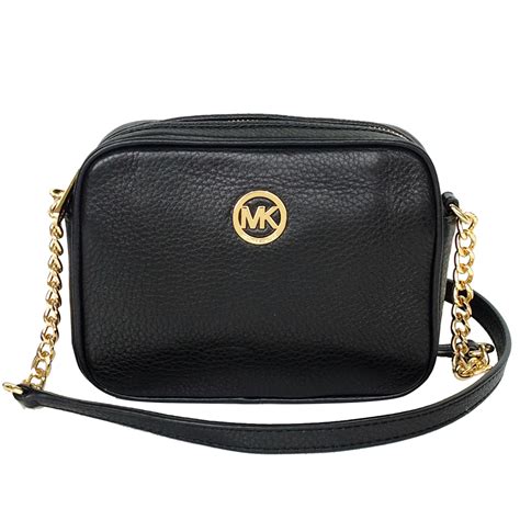 black michael kors rounded bottom purse|Michael Kors small black crossbody.